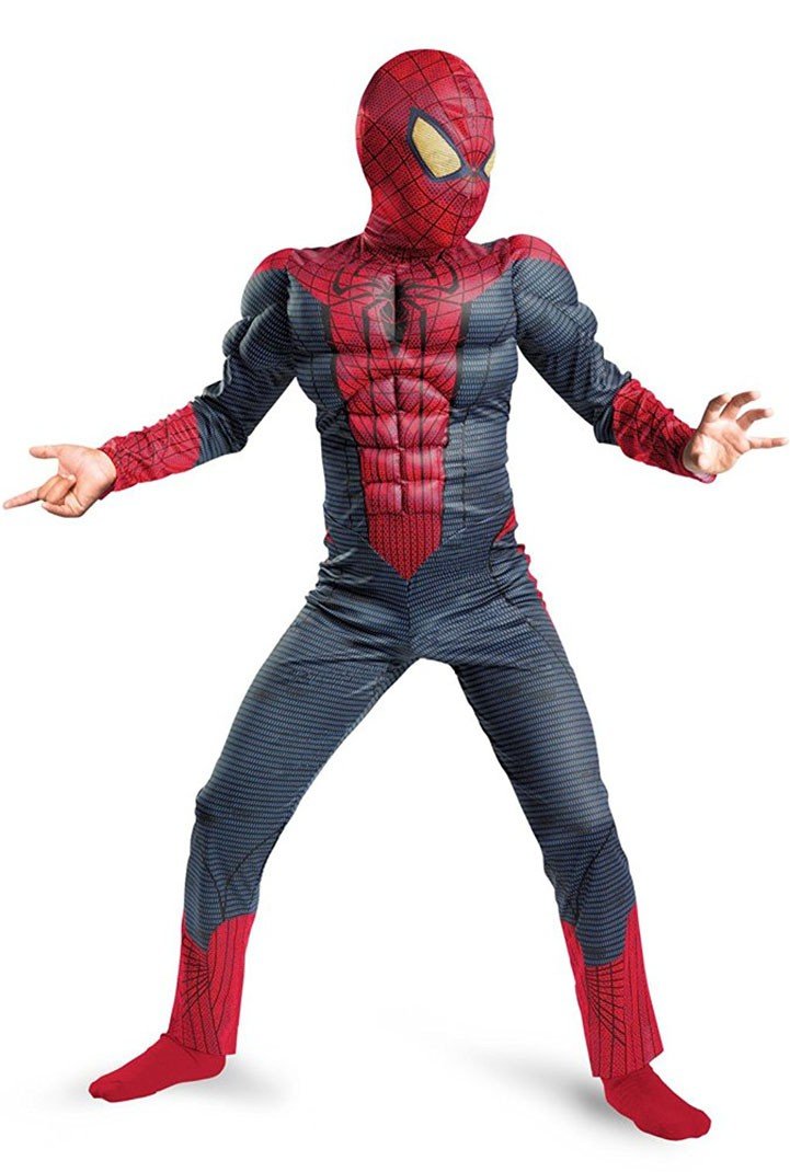Klassinen Spiderman Asu Lihasasu Lapsille Halloween Asut