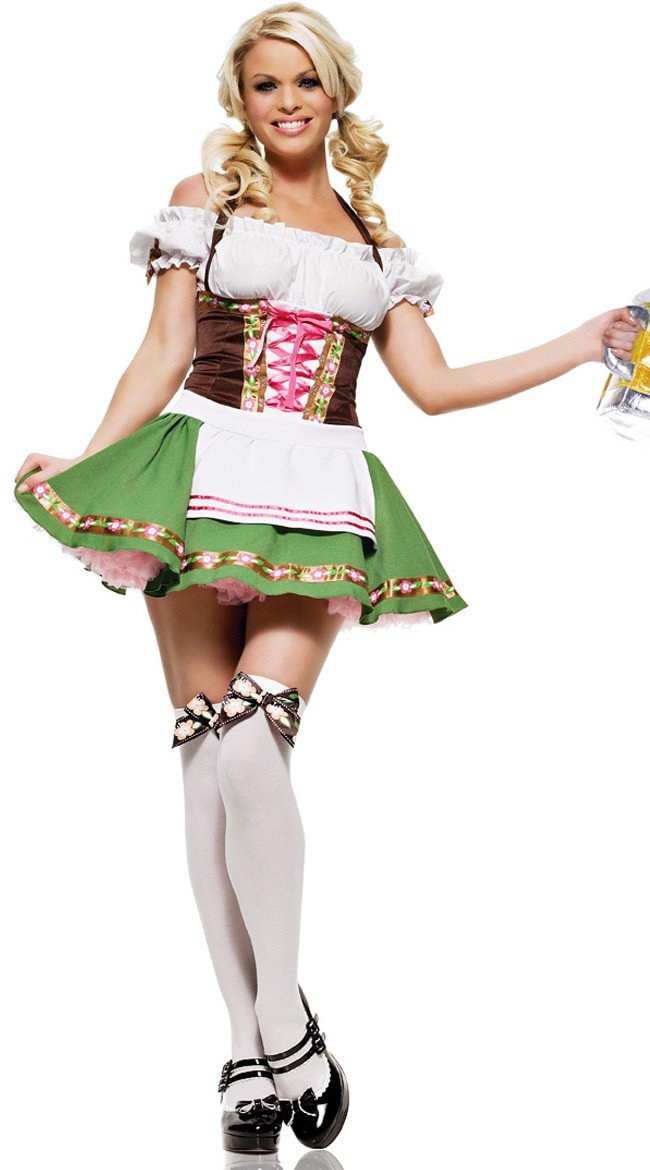Saksan Gretchen Tirolilainen Asu Naiselle Oktoberfest Asu 