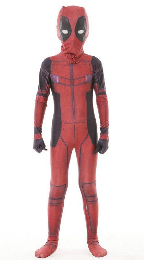 Lapsille Deadpool Asu Second Skin Supersankariasut Marvel Cosplay Naamiaisasu