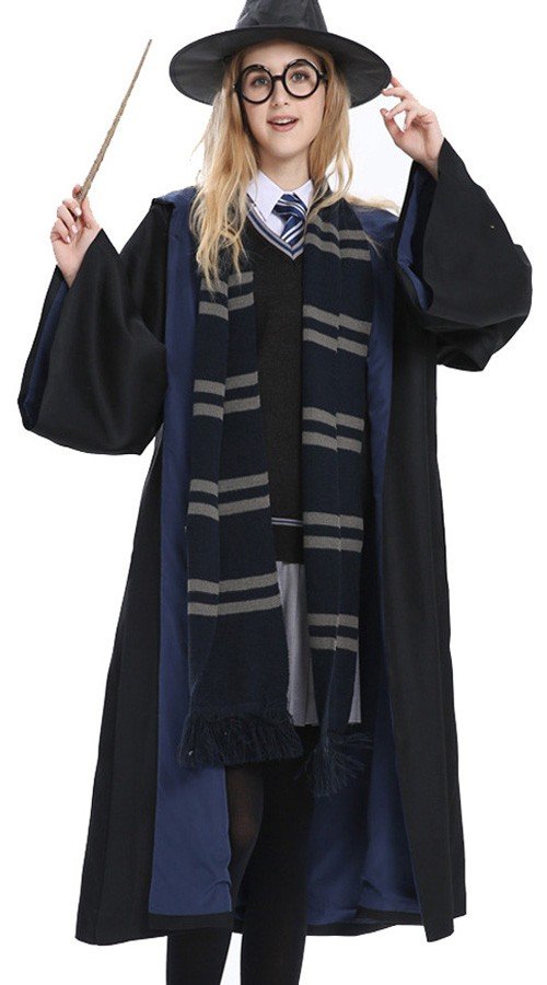 Tytöille Harry Potter Ravenclaw Asu Lapsille Aikuisille Koulupuvut