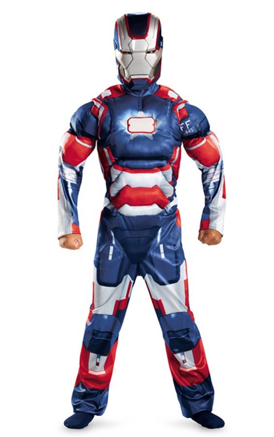 Avengers Iron Man Asu Klassinen Lihasasu Lapsille Sininen