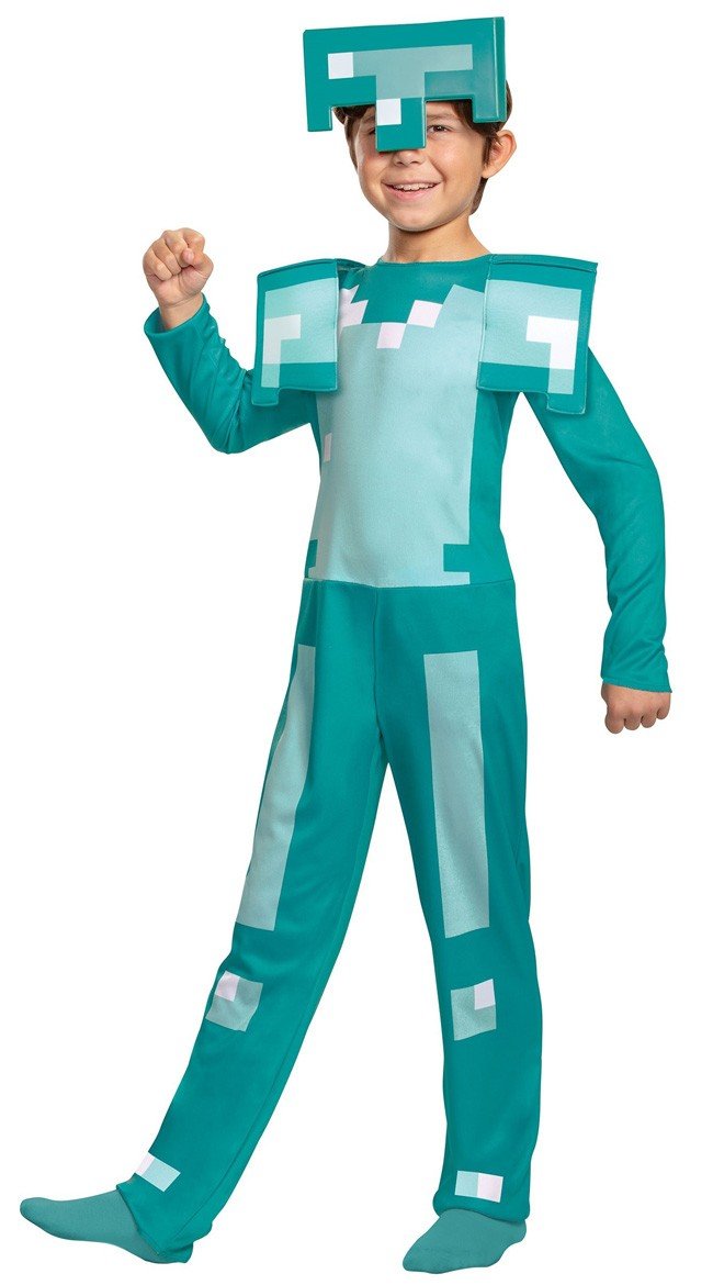 Lapselle Klassinen Minecraft Panssariasu Pojille Armor Naamiaisasu Rooliasu