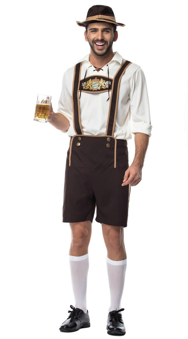  Baijerissa Kaveri Oktoberfest Lederhosen Housut Miehille