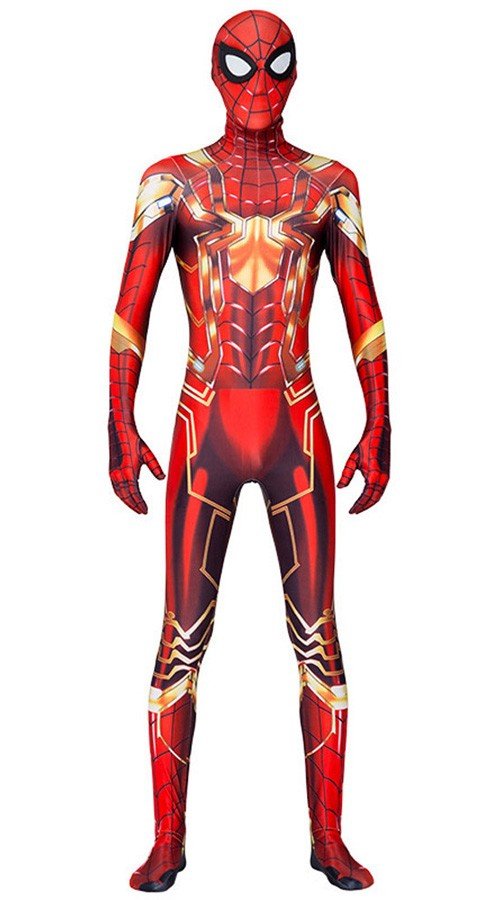 Supersankari Iron Spider-Man Asu Marvel Cosplay Naamiaisasu Aikuisille