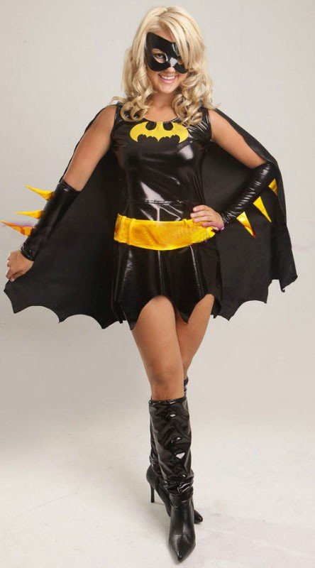 Musta Supersankari Batgirl Asu Halloween Asut Naamiaisasu