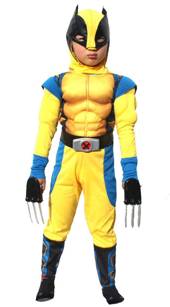 Lapsille Wolverine Asu Supersankariasu Halloween Asut