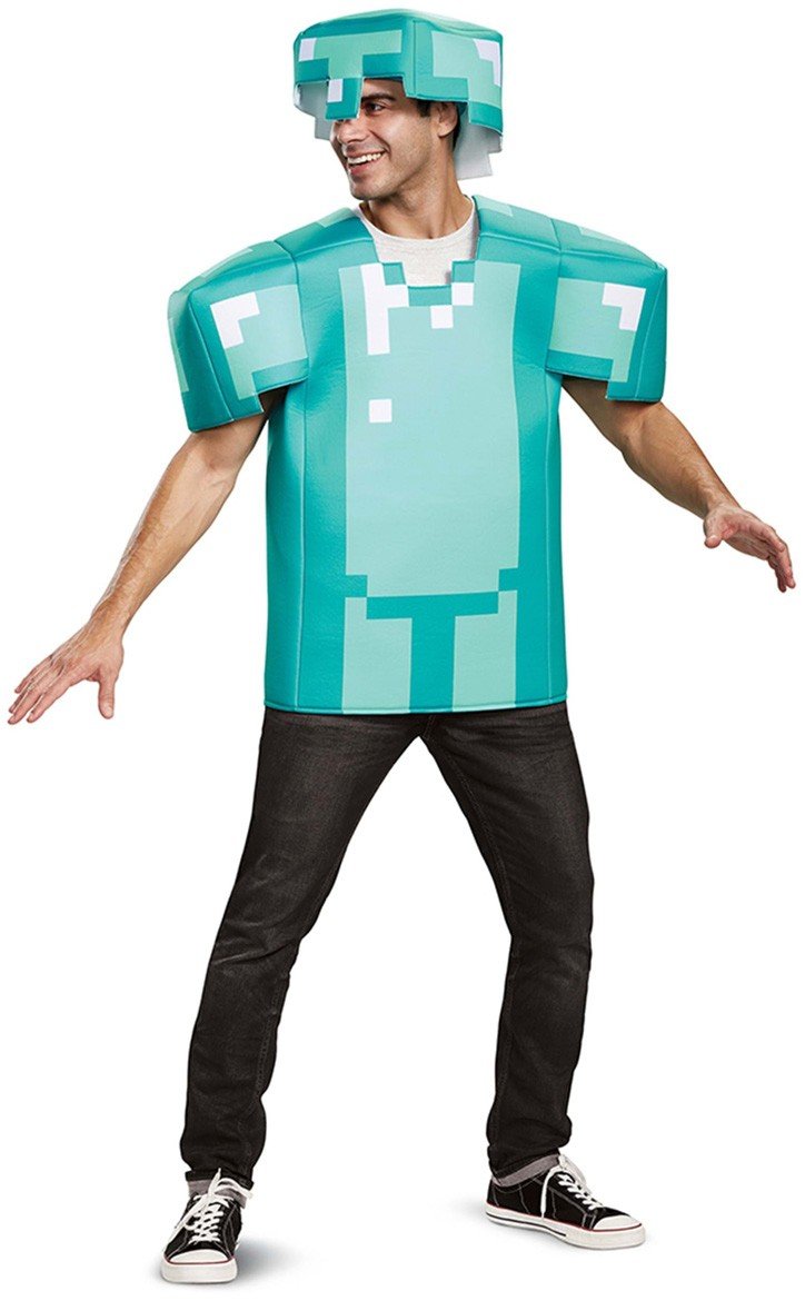 Minecraft Asut Aikuiselle Steve Asu Naamiaisasu Rooliasu