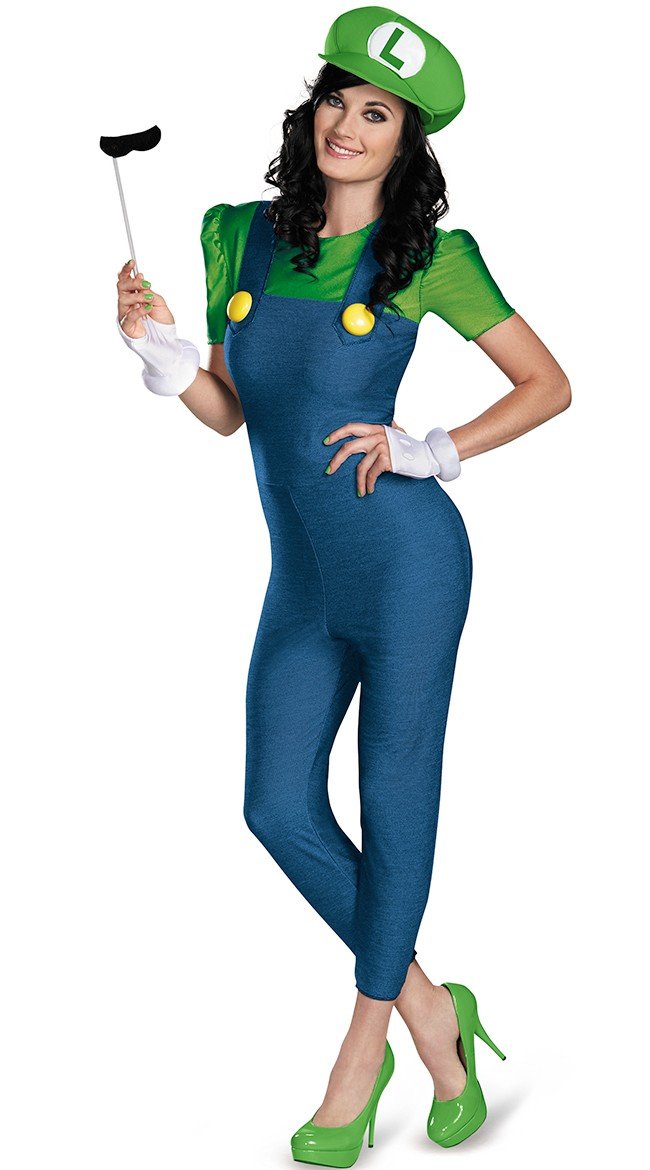 Deluxe Naaras Super Mario Veli Luigi Puku Bodycon