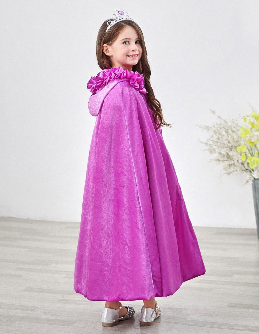 Lapsille Frozen Prinsessa Elsa Hupullinen Viitta Violetti