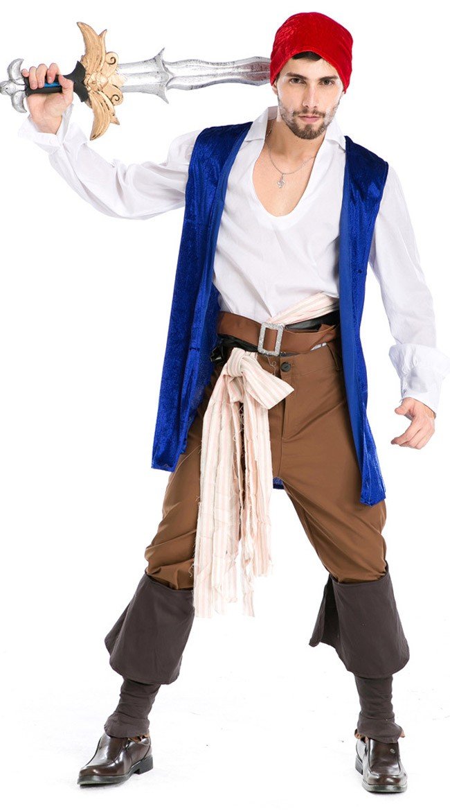 Kapteeni jack sparrow merirosvoasu