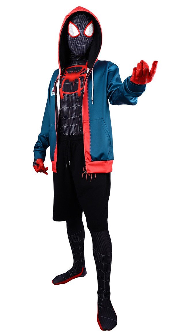 Miles Morales Huppari Takki Spider-Man Into the Spider-Verse Asu Lapsille Ja Aikuisille