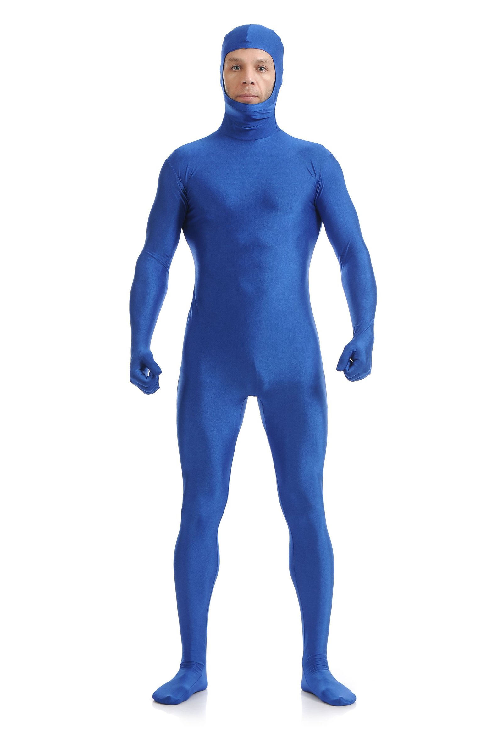 Skinsuit Morph Asut Avoimet Kasvot Second Skin Asu Tummansininen