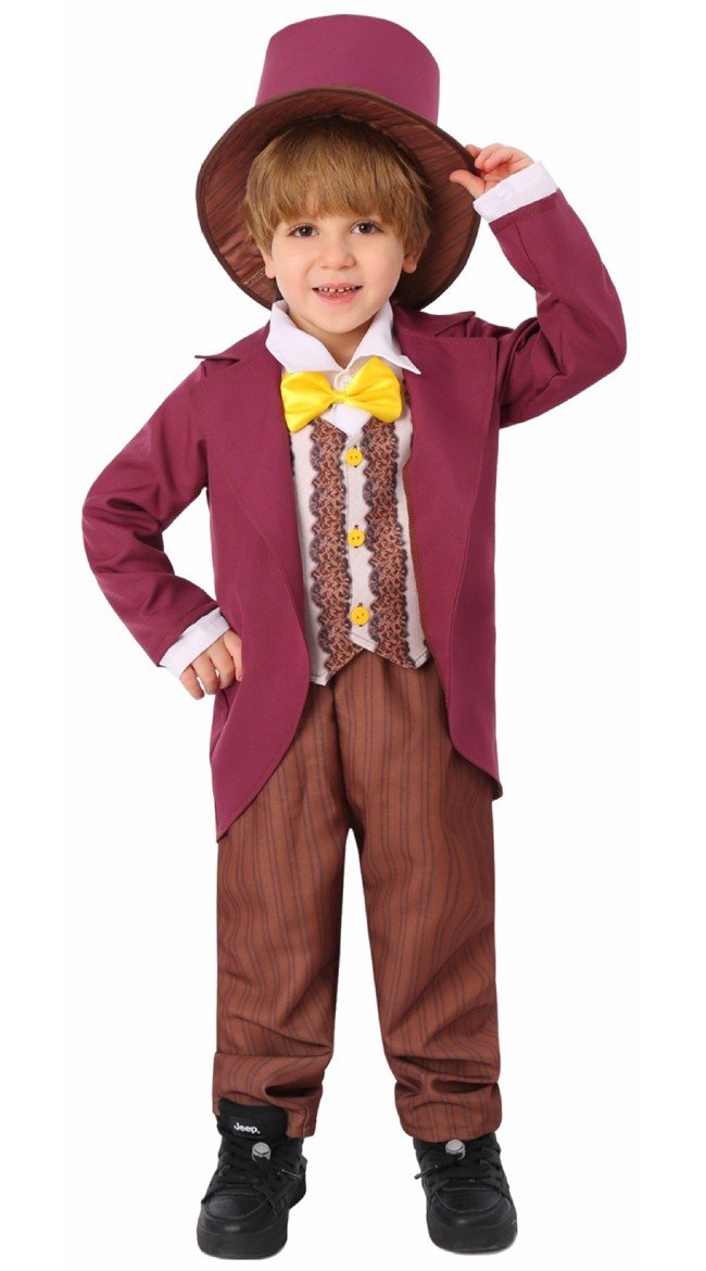 Willy Wonka Asu Lapsille Ruskea Charlie Ja Suklaatehdas Asu