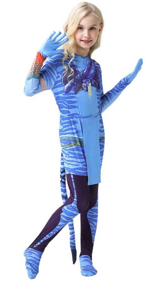 Avatar 2 The Way of Water Neytiri Asu Lapsille Halloween Cosplay Naamiaisasut
