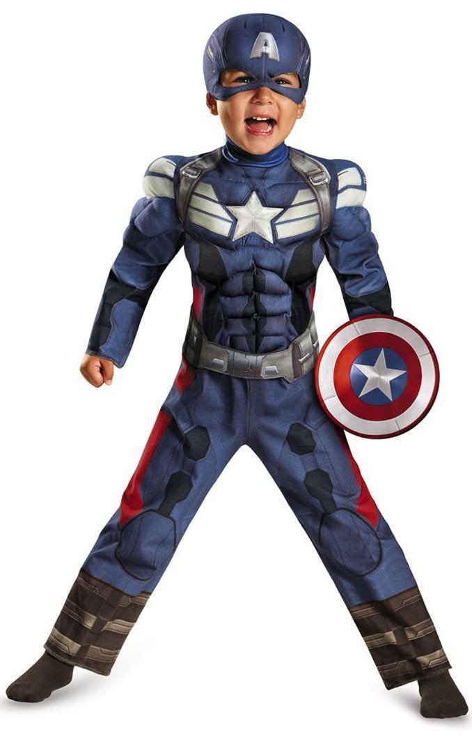 Kapteeni Amerikka Winter Soldier Asu Supersankariasu Lapsille