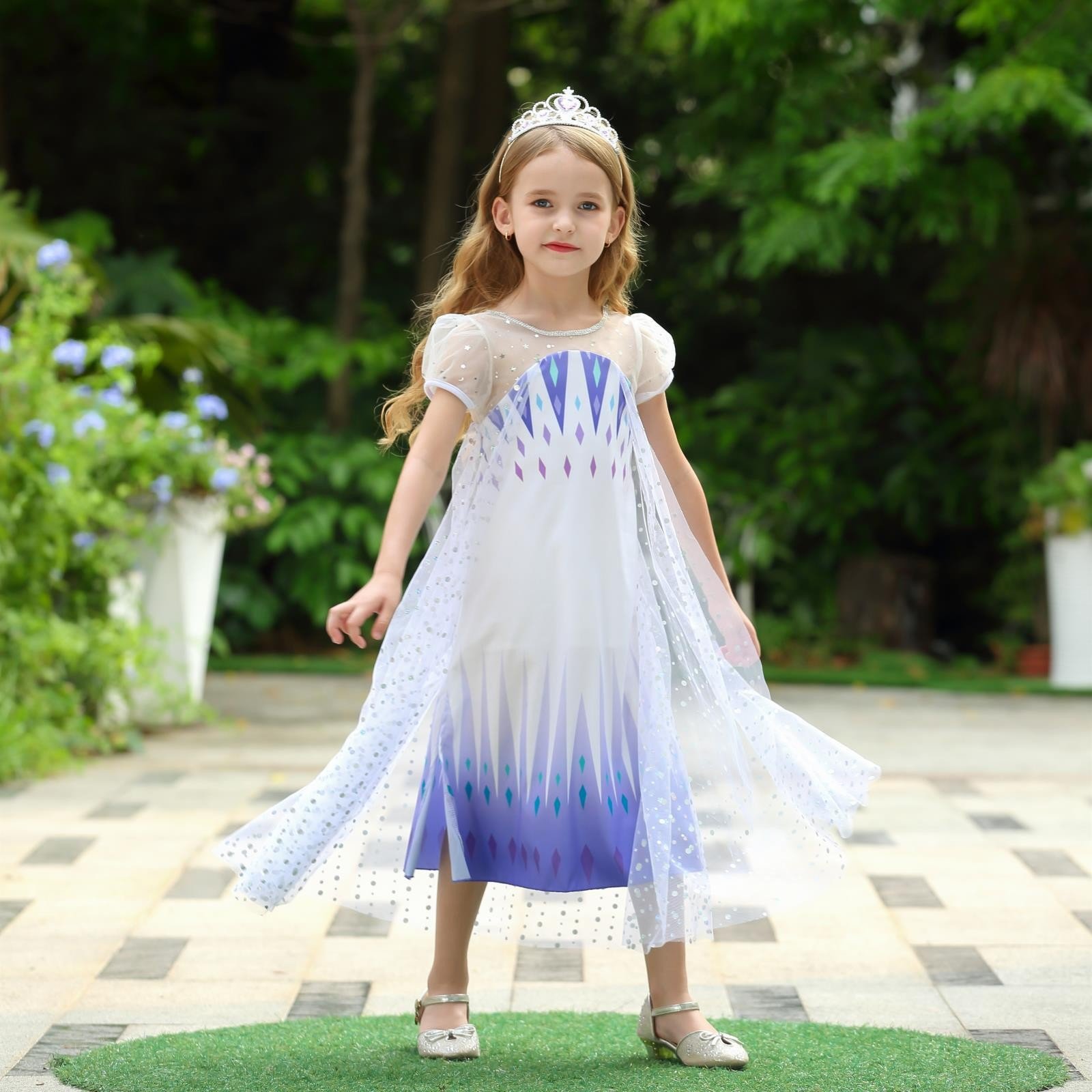 Snow Queen Frozen 2 Prinsessamekko Elsa Mekko Pojille Lyhythihainen 