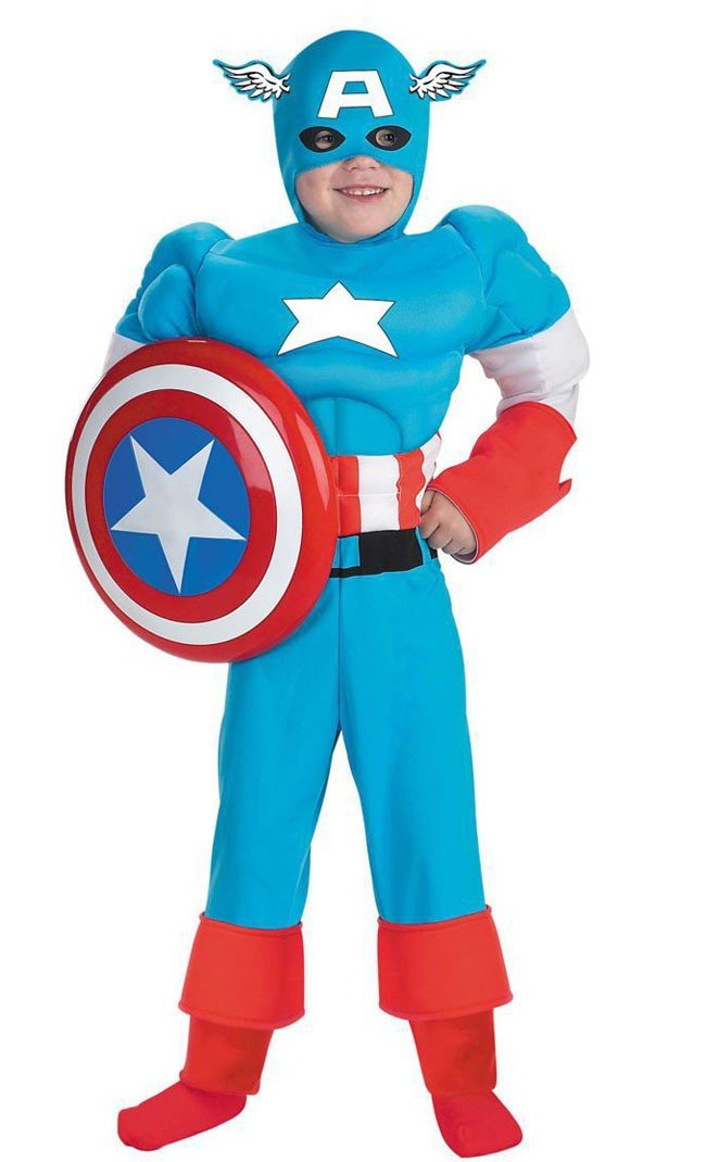 Avengers Lihas Kapteeni Amerikka Asu Lapsille Halloween Asut