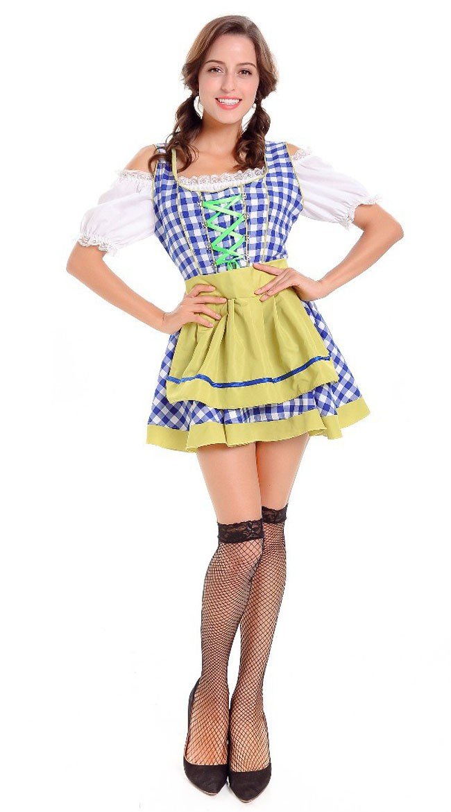 Bavarian Naiselle Vauva Oktoberfest Asu Sininen