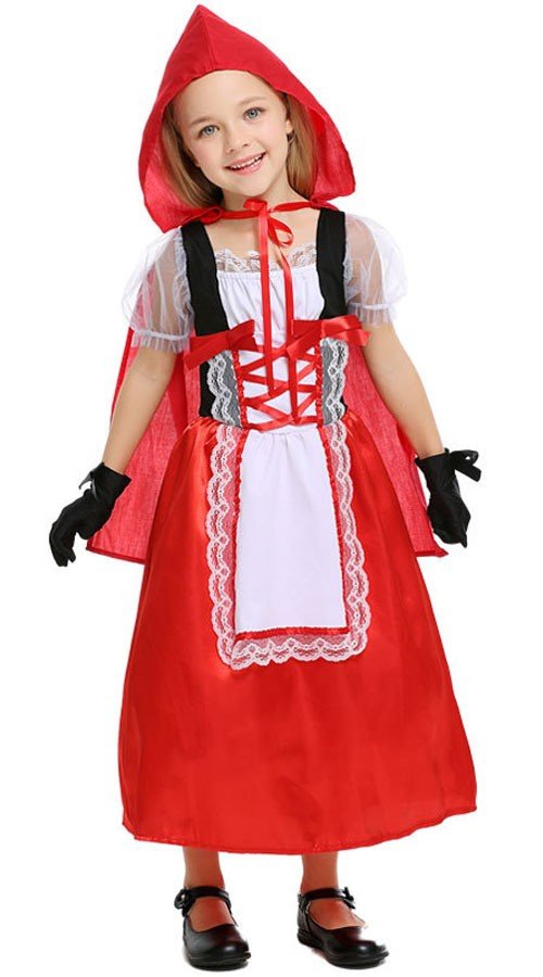 Lapsille Halloween Punahilkka Asu Naamiaisasu