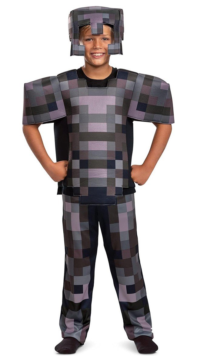 Minecraft Netherite Armor Asu Lapsille Panssariasu Naamiaisasu Rooliasu