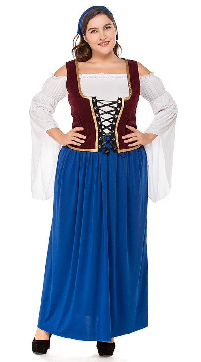 Miss Swiss Oktoberfest Asu Isot Koot Sininen