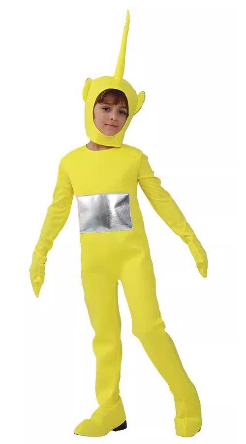 Lasten Teletappi Laa-Laa Naamiaisasu Halloween Karnevaali Ryhmä Perhe Cosplay Asut