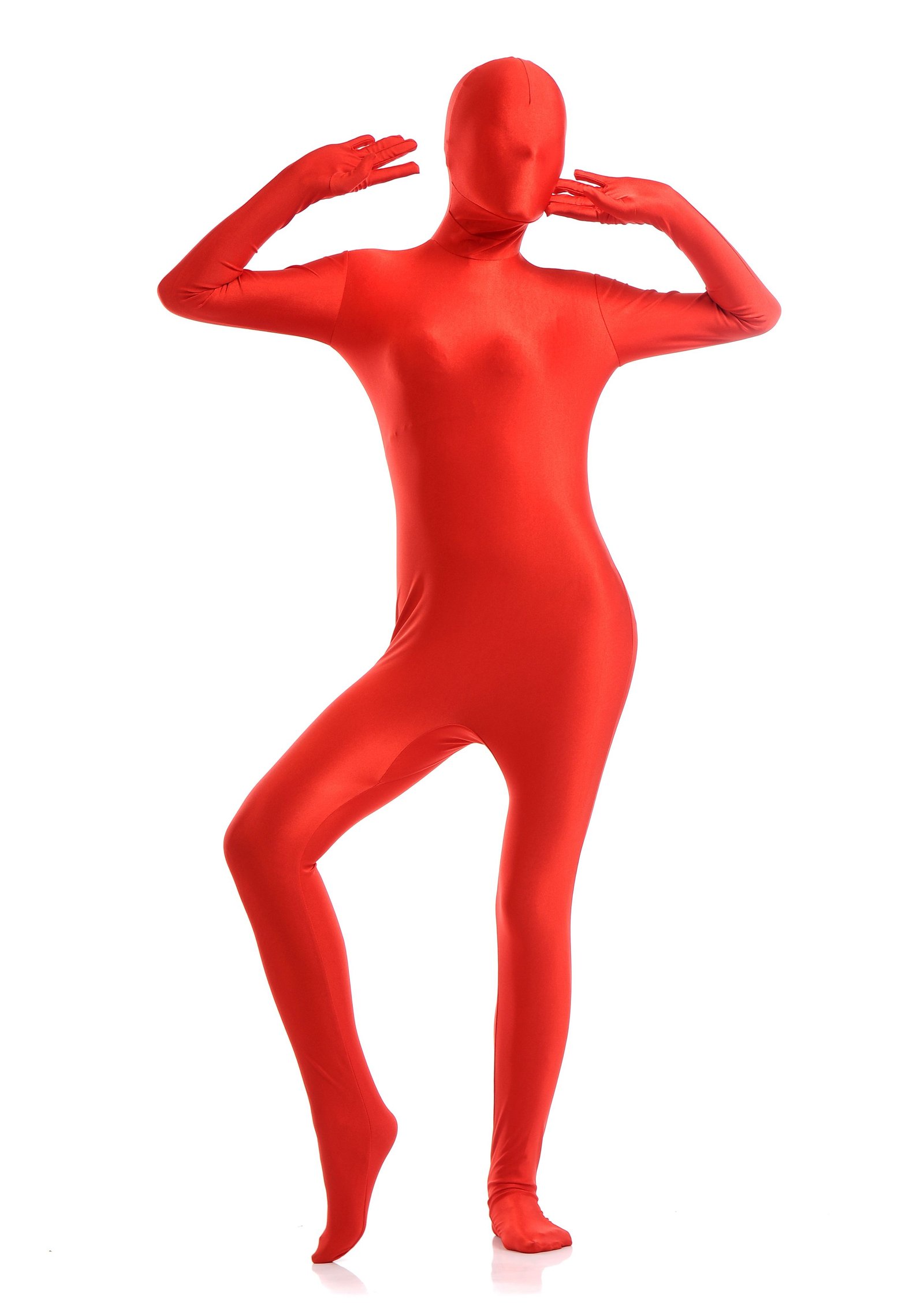 Morph Asut Kokopeittävä Naisille Skinsuit Punainen