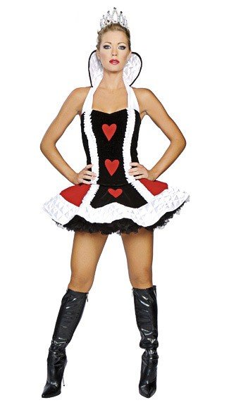 Lyhyt Alice In Wonderland Herttakuningatar Asu