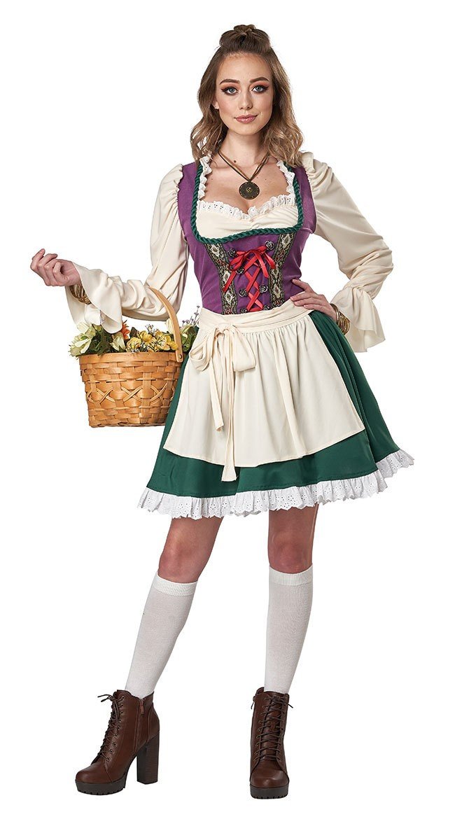 Baijerilainen Perinteinen Oktoberfest Asu Naisille Pitkähihainen