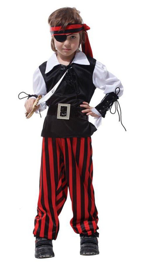 Kyklooppi Halloween Kapteeni Jack Merirosvo Asu Lapsille