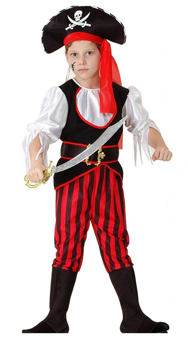Halloween Viking Merirosvopuku Poika Naamiaisasu