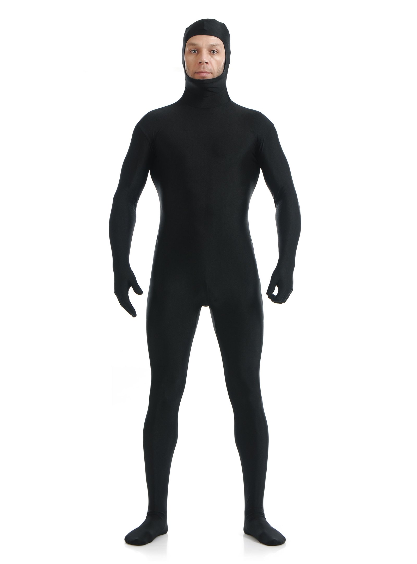 Skinsuit Morph Asut Avoimet Kasvot Second Skin Asu Musta