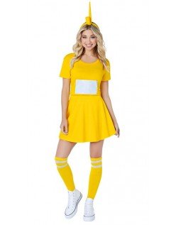 Naisten Laa-Laa Teletapit Asu Aikuisille Teletappi Mekko Halloween Karnevaali Ryhmäasut