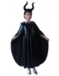 Lapsille Maleficent Ristiäisasu Noita Asu Tytöille Viitat