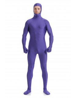 Skinsuit Morph Asut Avoimet Kasvot Second Skin Asu Violetti