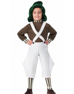 Klassinen Oompa Loompa Asu Lapsille Charlie Ja Suklaatehdas Asu