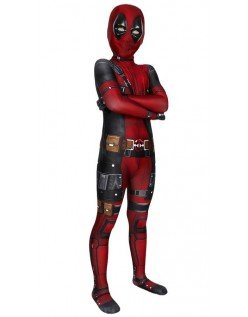 UUSI Deadpool 3 Asu Lapsille Aikuisille Marvel Supersankari Naamiaisasu Cosplay Haalari