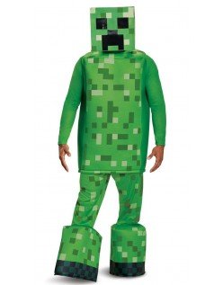 Minecraft Creeper Asu Aikuiselle Naamiaisasu Rooliasu