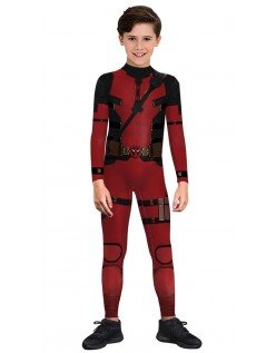 Deadpool 3 Asu Lapsille Marvel Supersankari Naamiaisasu Cosplay Haalari