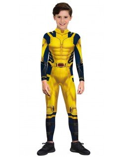 Wolverine Asu Lapsille Marvel Supersankari Naamiaisasu Cosplay Haalari
