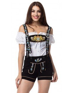 Edelweiss Oktoberfest Lederhosen Asu Naiselle