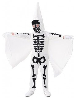 Lapsille Kauhu Haamu Luuranko Asu Halloween Valkoinen