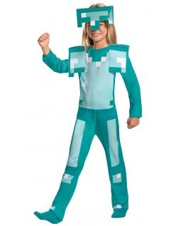Lapselle Klassinen Minecraft Panssariasu Tytöille Armor Naamiaisasu Rooliasu