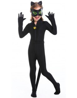 Musta Kissa Asu Lasten Cat Noir Naamiaisasu Miraculous Ladybug Asu