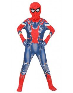 Sininen Iron Spiderman Asu Lapsille Ja Aikuisille Marvel Supersankariasut