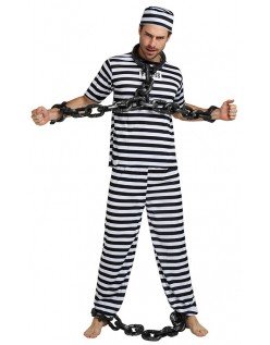 Katoava Vankiasu Miehille Halloweenasu