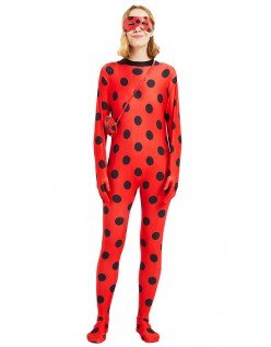 Leppäkerttu Asu Naisten Miraculous Ladybug Asu Aikuisille