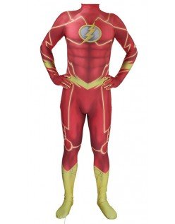 Lycra The Flash Puku Supersankari Asut Aikuisille Lapsille