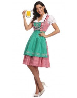 Seksikäs Heidi Oktoberfest Asu Sisäkkö Asu Vihreä