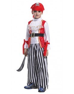 Klassinen Halloween Poika Merirosvopuku Naamiaisasu Lapsille